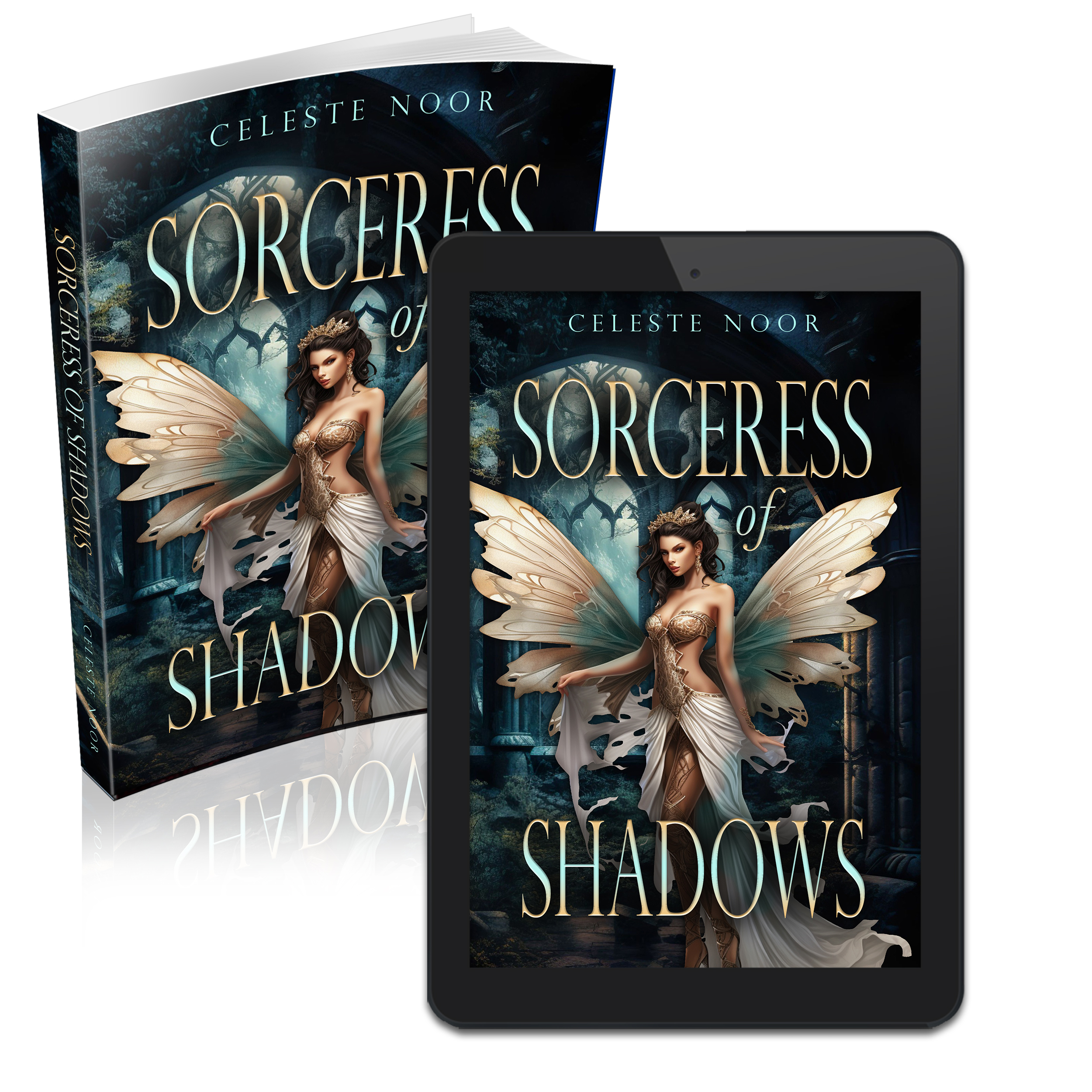 sorceress of shadows premade cover