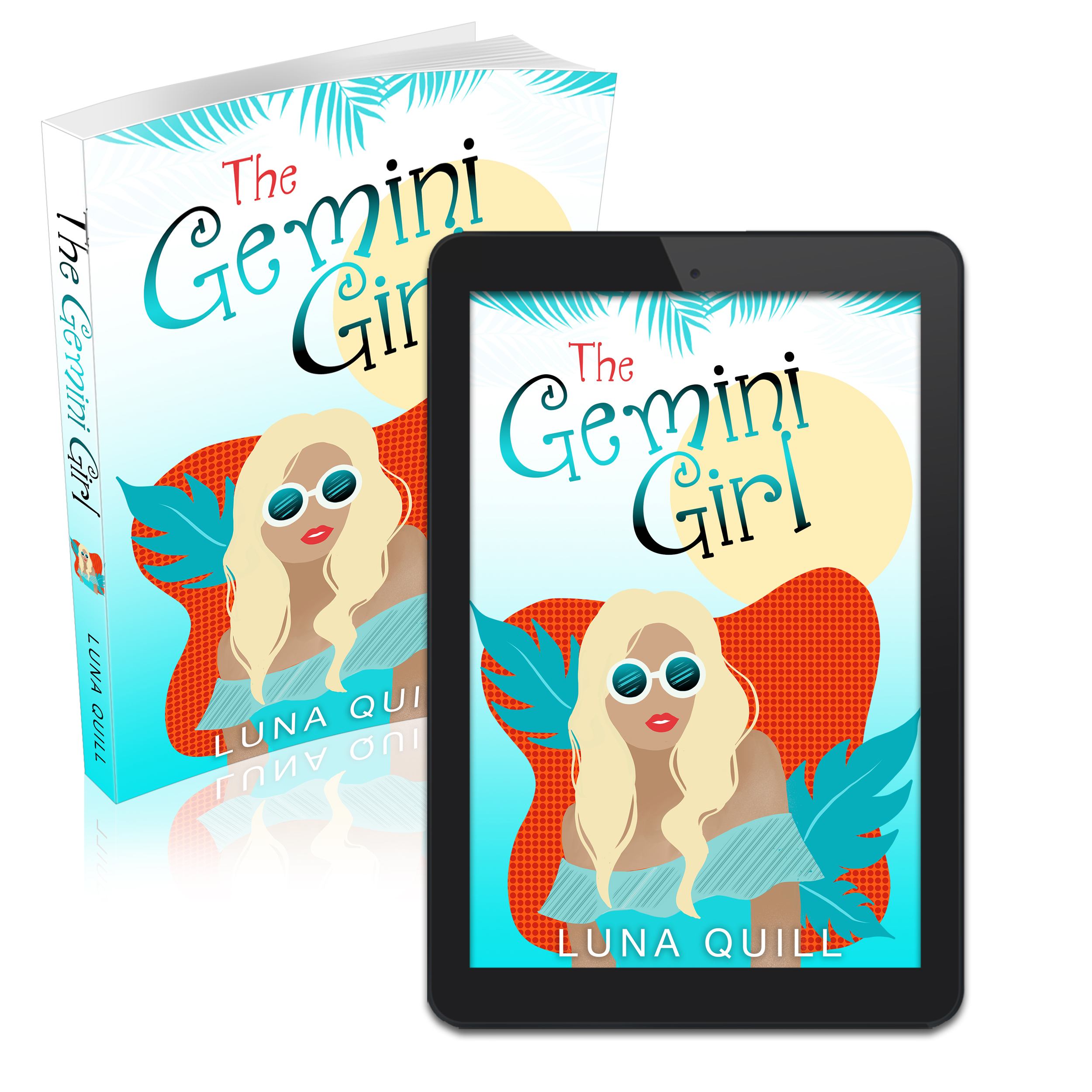The Gemini Girl premade book cover