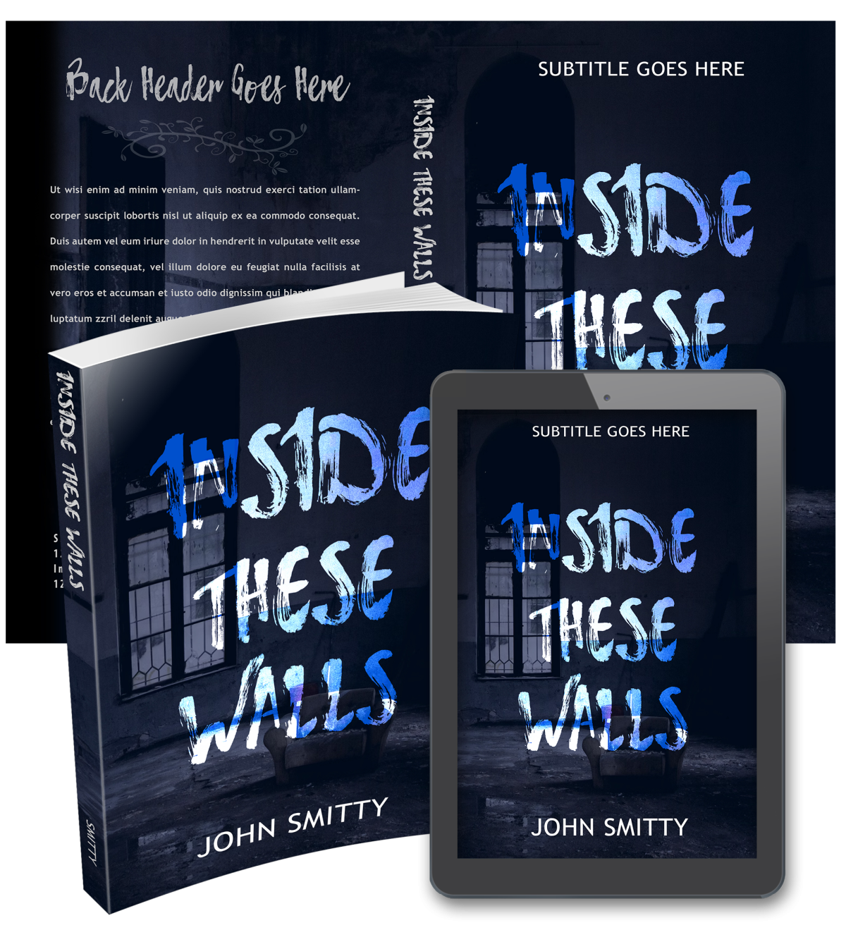 Template inside these walls bookcoverly