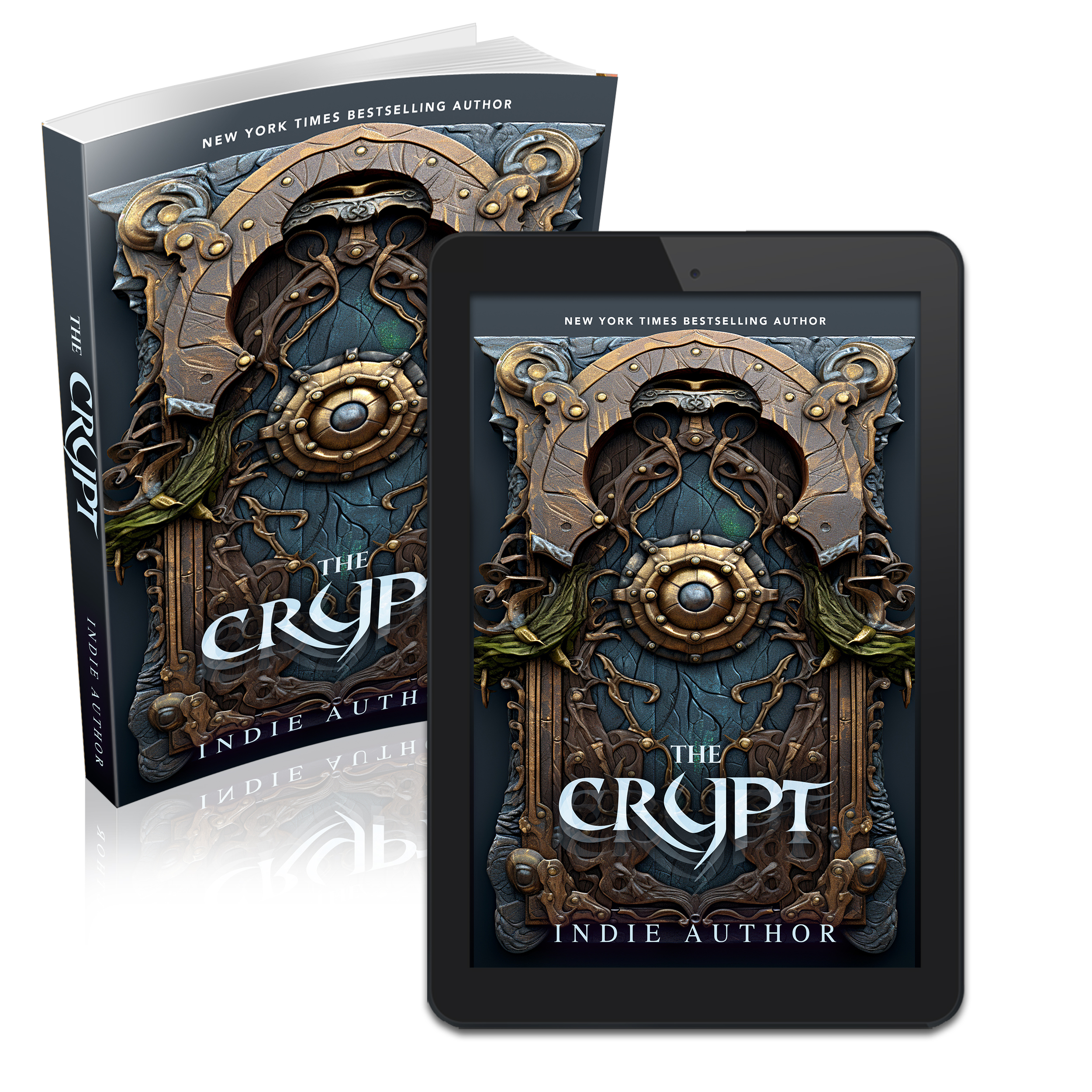The Crypt premade book cover